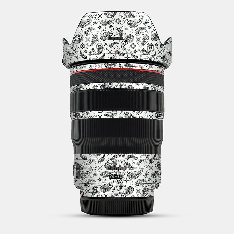 White Paisley Full Body