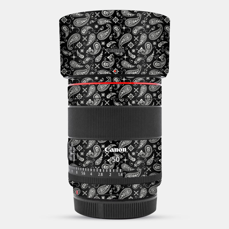 Black Paisley Full Body