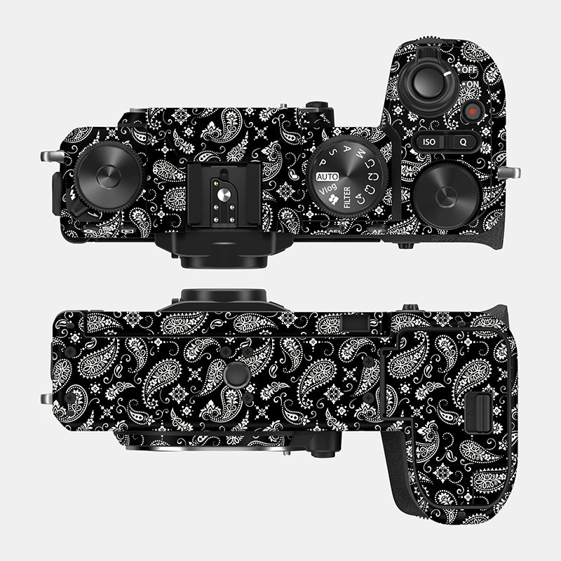 Black Paisley Full Body