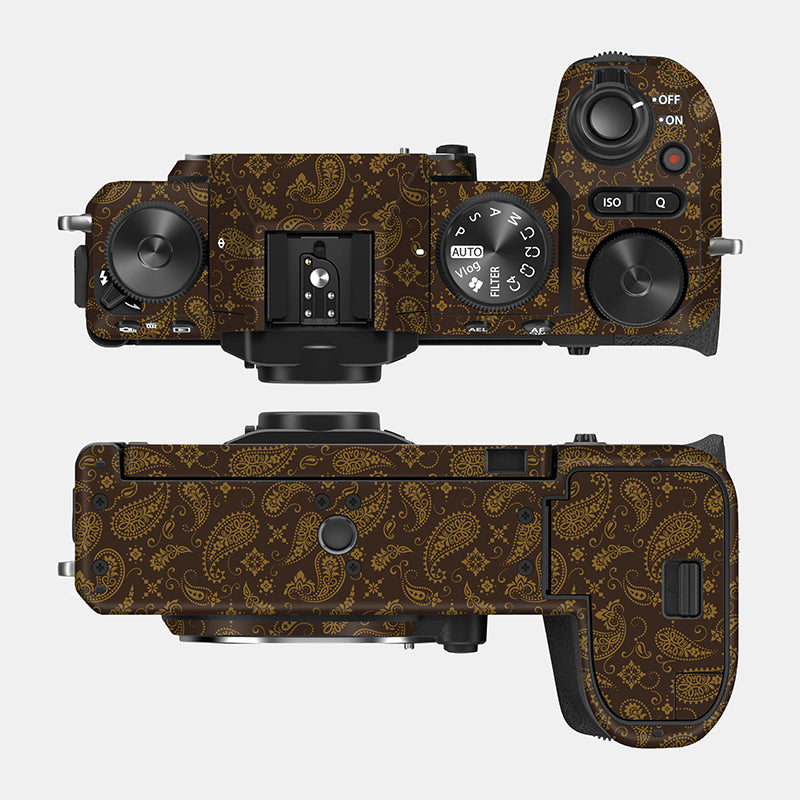 Brown Paisley Full Body