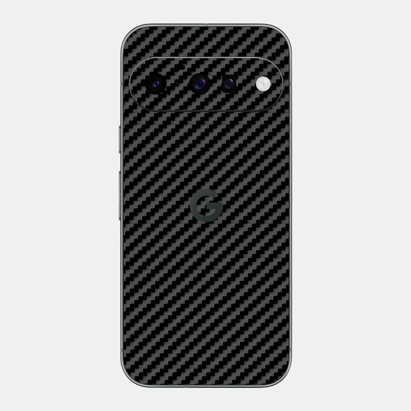 Carbon Fibre Black Glass Back