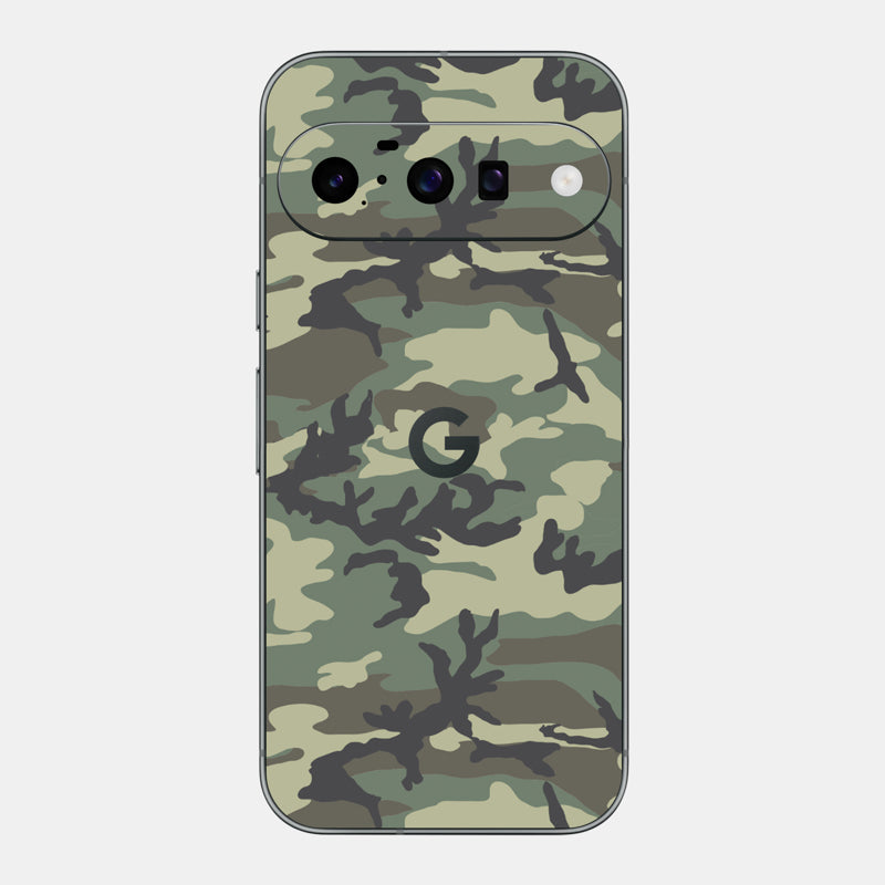 Forest Camo Glass Back