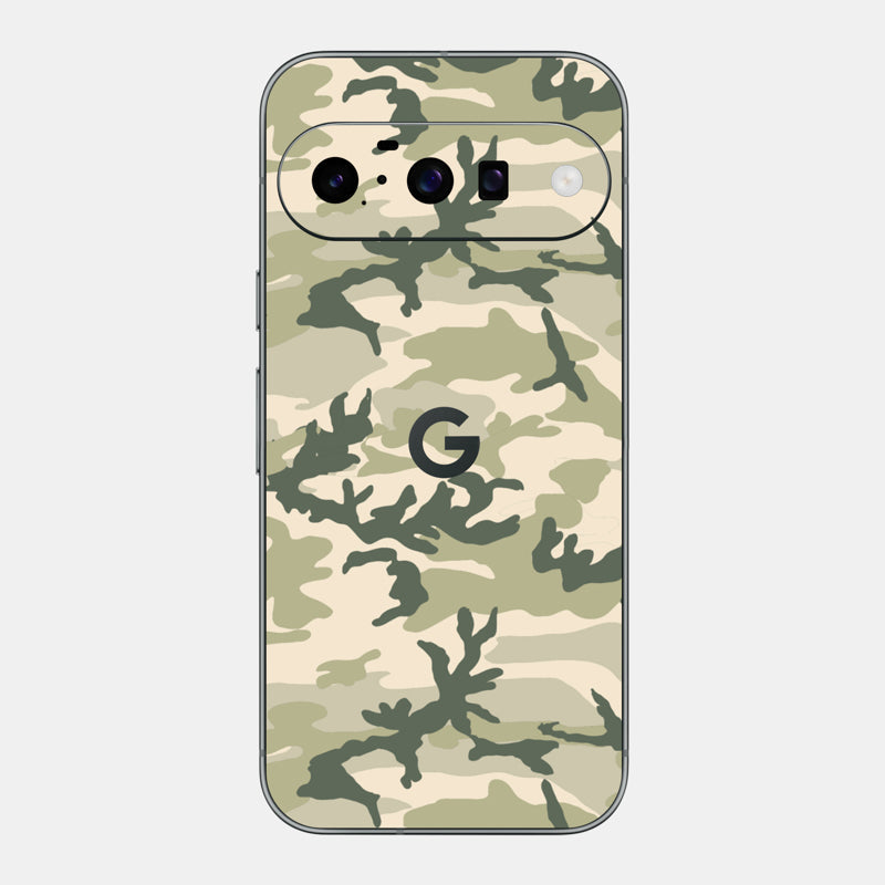 Military Camo Glass Back