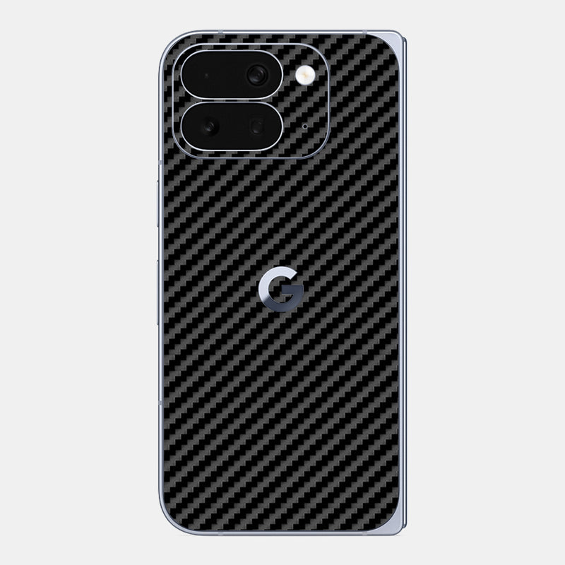 Carbon Fibre Black Glass Back