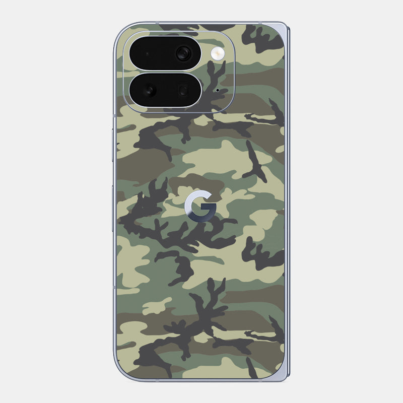 Forest Camo Glass Back