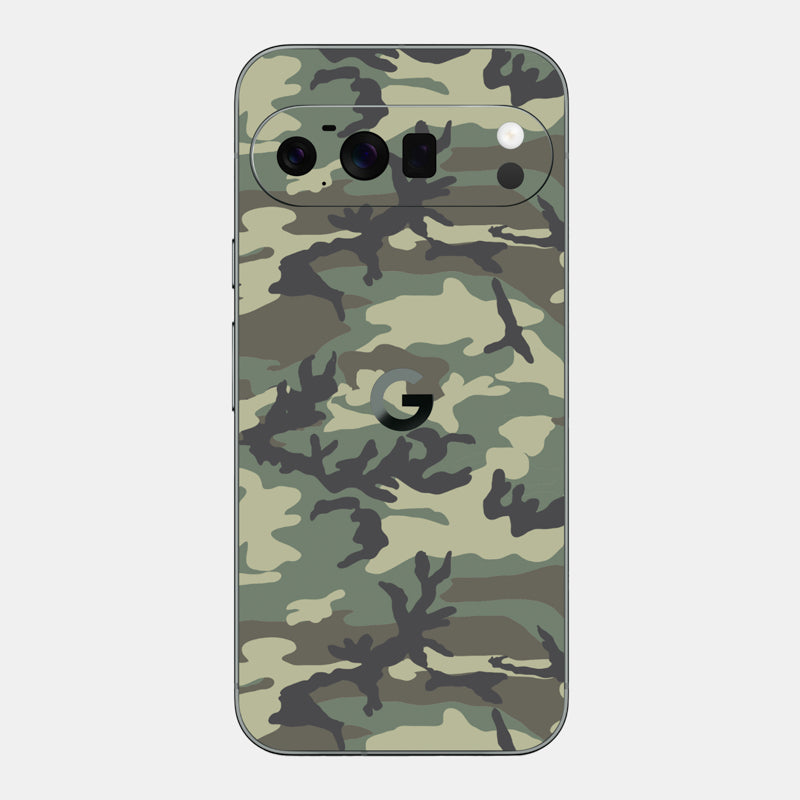 Forest Camo Glass Back