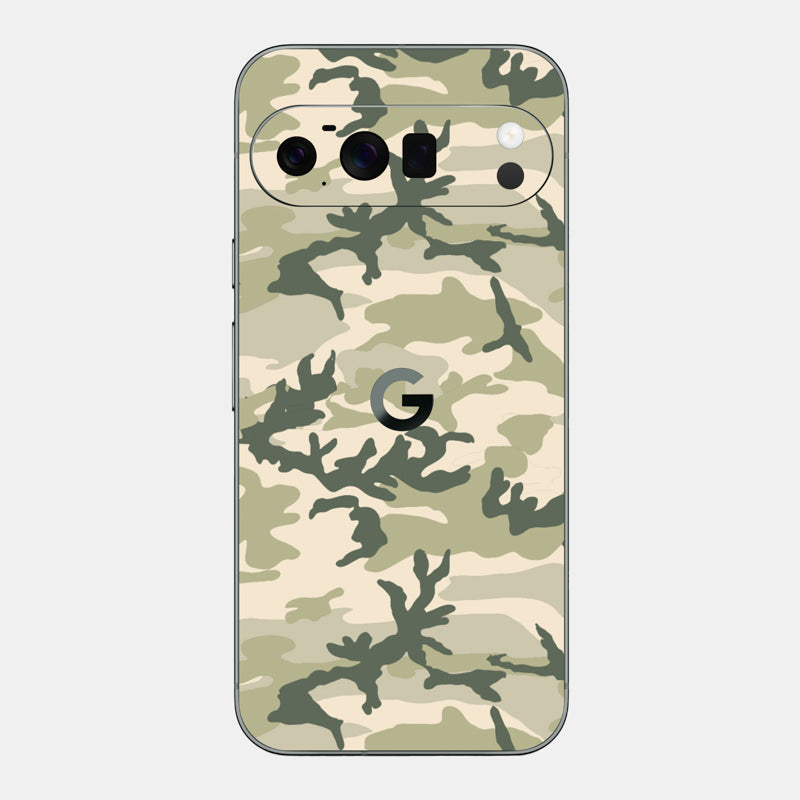 Military Camo Glass Back