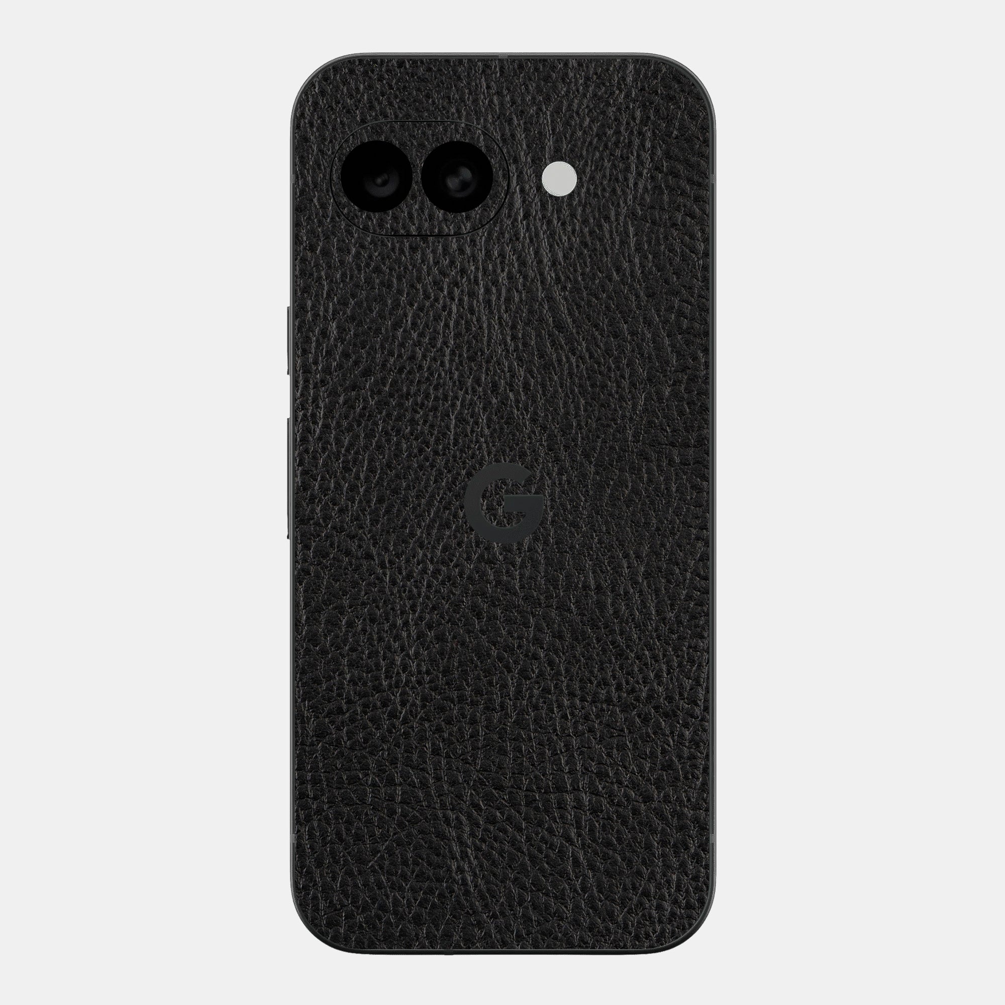 Black Leather Glass Back