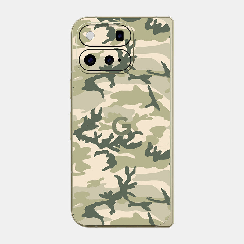 Military Camo Glass Back
