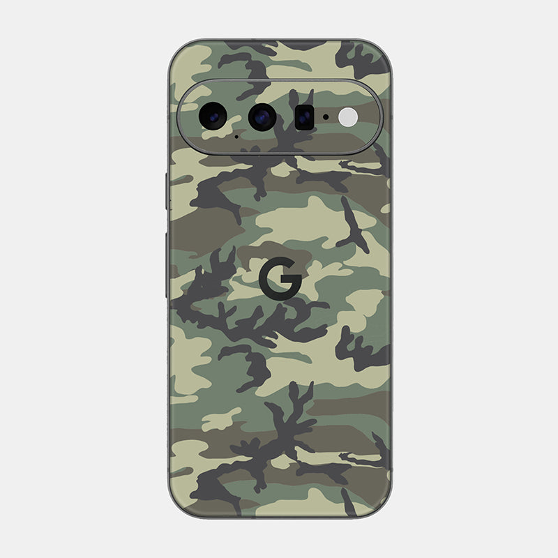 Forest Camo Glass Back