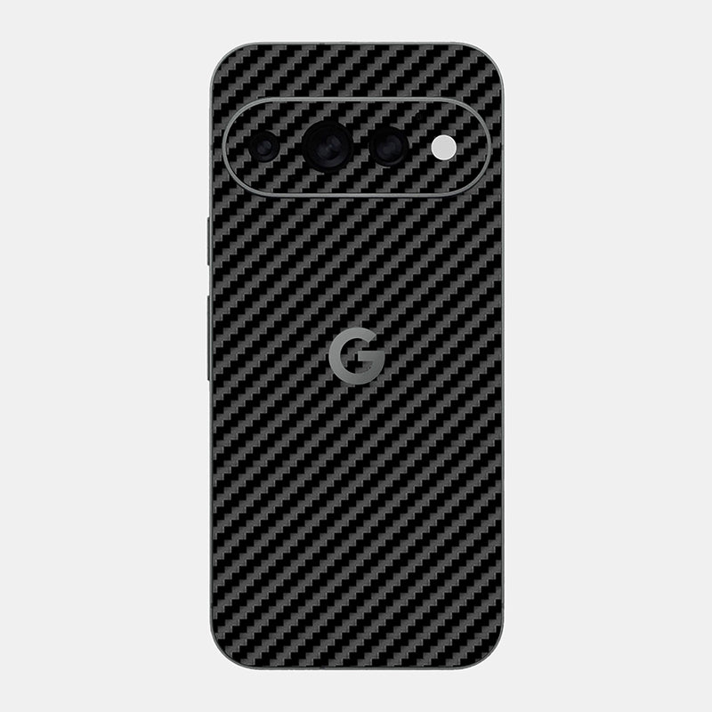 Carbon Fibre Black Glass Back