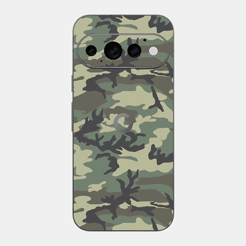 Forest Camo Glass Back