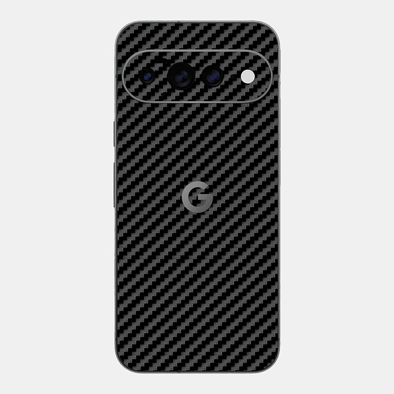 Carbon Fibre Black Glass Back