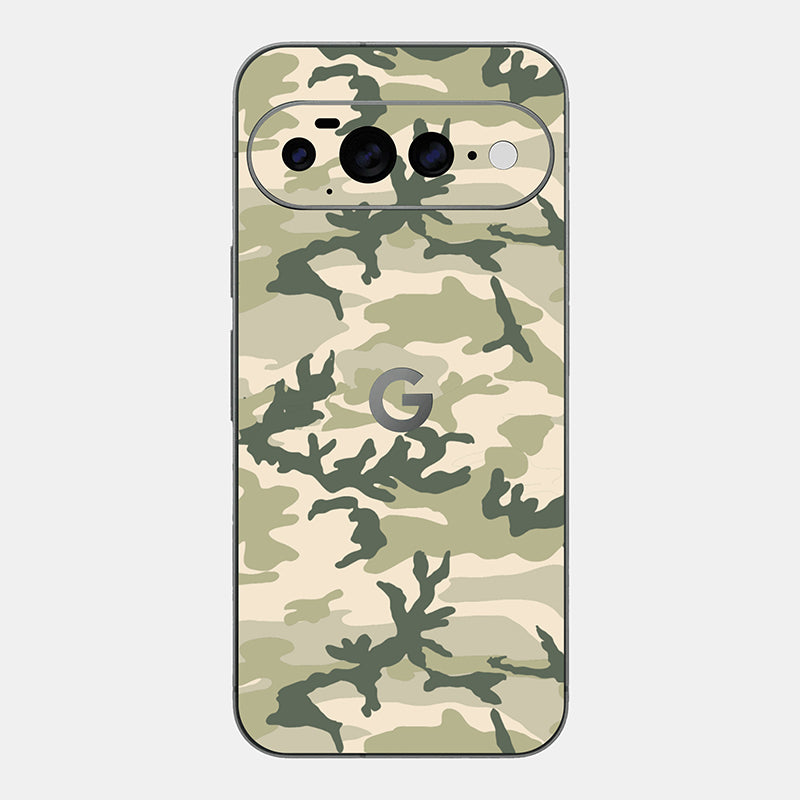 Military Camo Glass Back