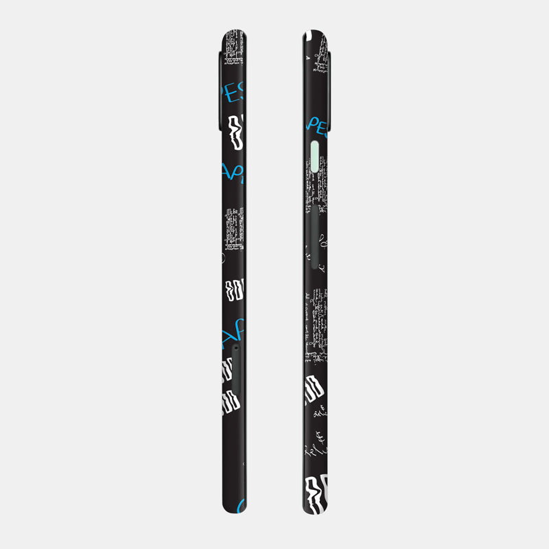 Black Scribble Full Back