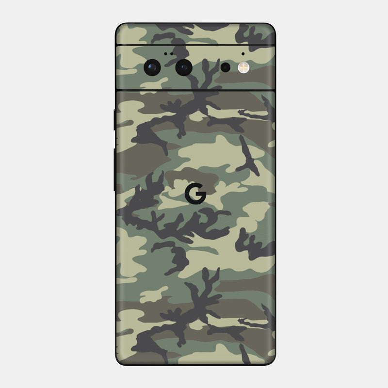 Forest Camo Glass Back