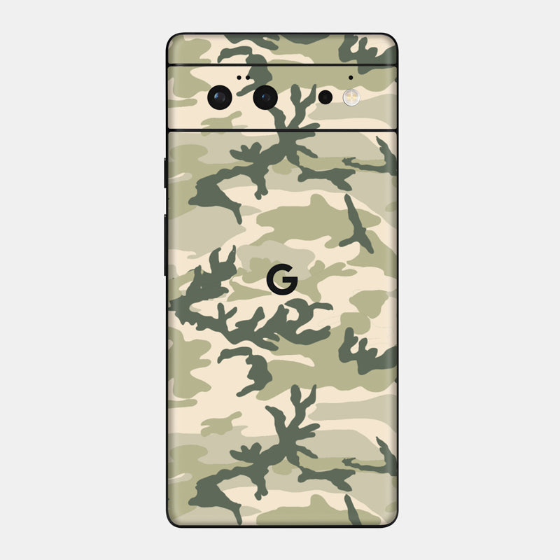 Military Camo Glass Back