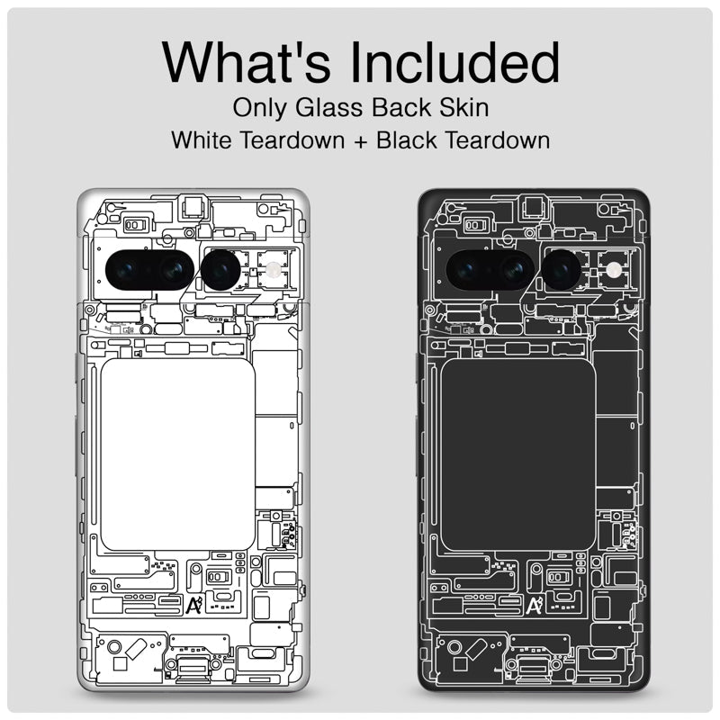 Teardown Black Glass Back