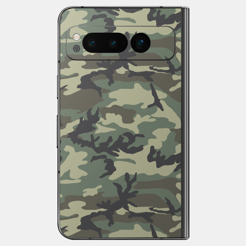 Forest Camo Glass Back