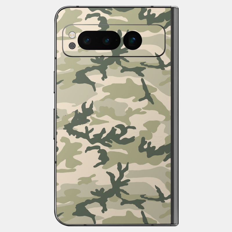 Military Camo Glass Back