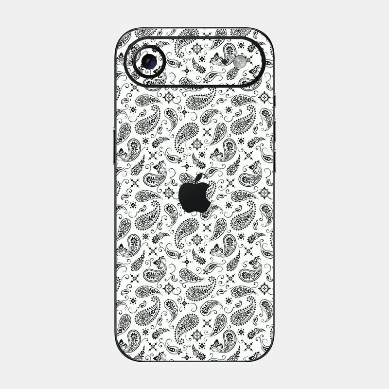 White Paisley Full Body