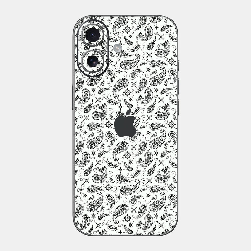 White Paisley Full Body