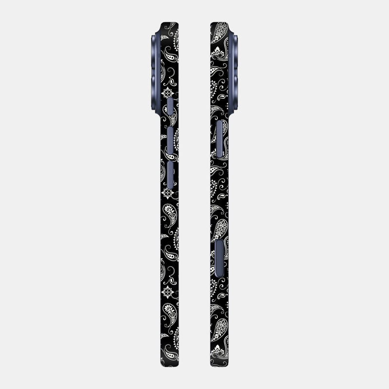 Black Paisley Full Body