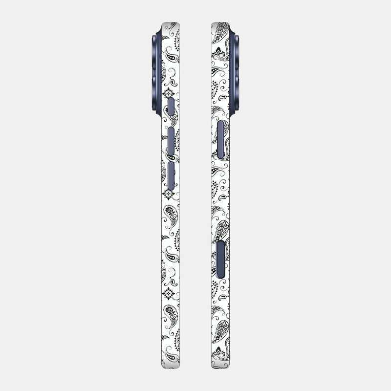 White Paisley Full Body