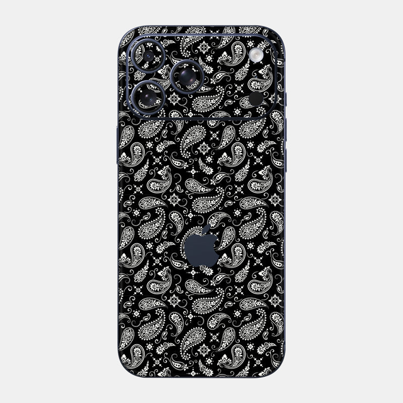 Black Paisley Full Body