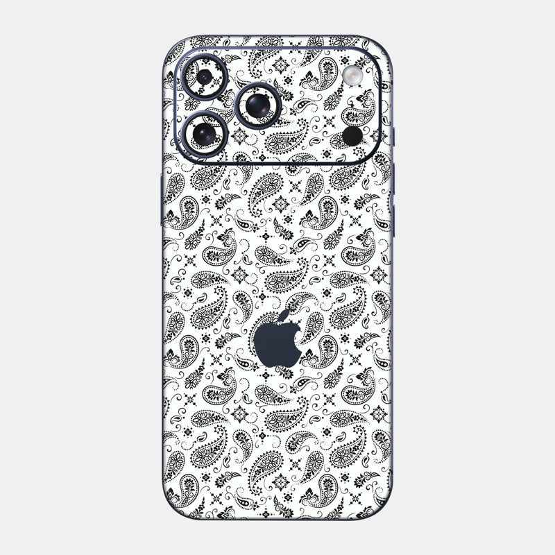 White Paisley Full Body