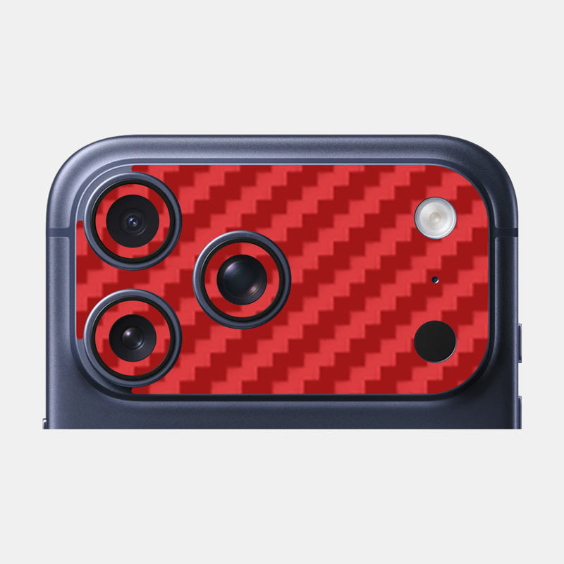 Carbon Fibre Red Pack of 2