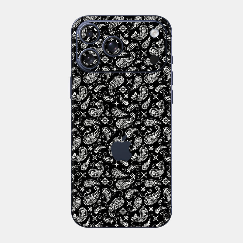 Black Paisley Full Body