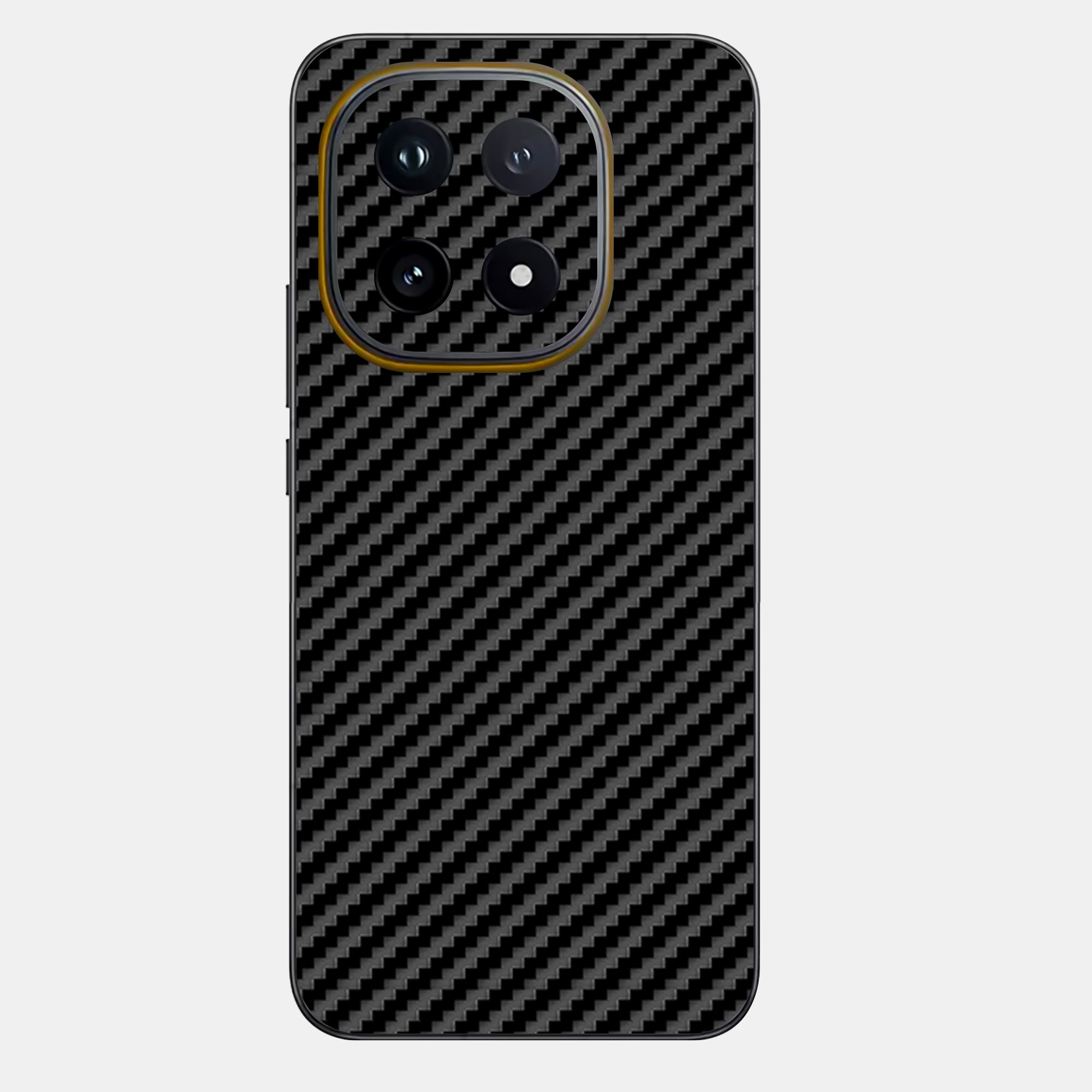 Carbon Fibre Black Glass Back