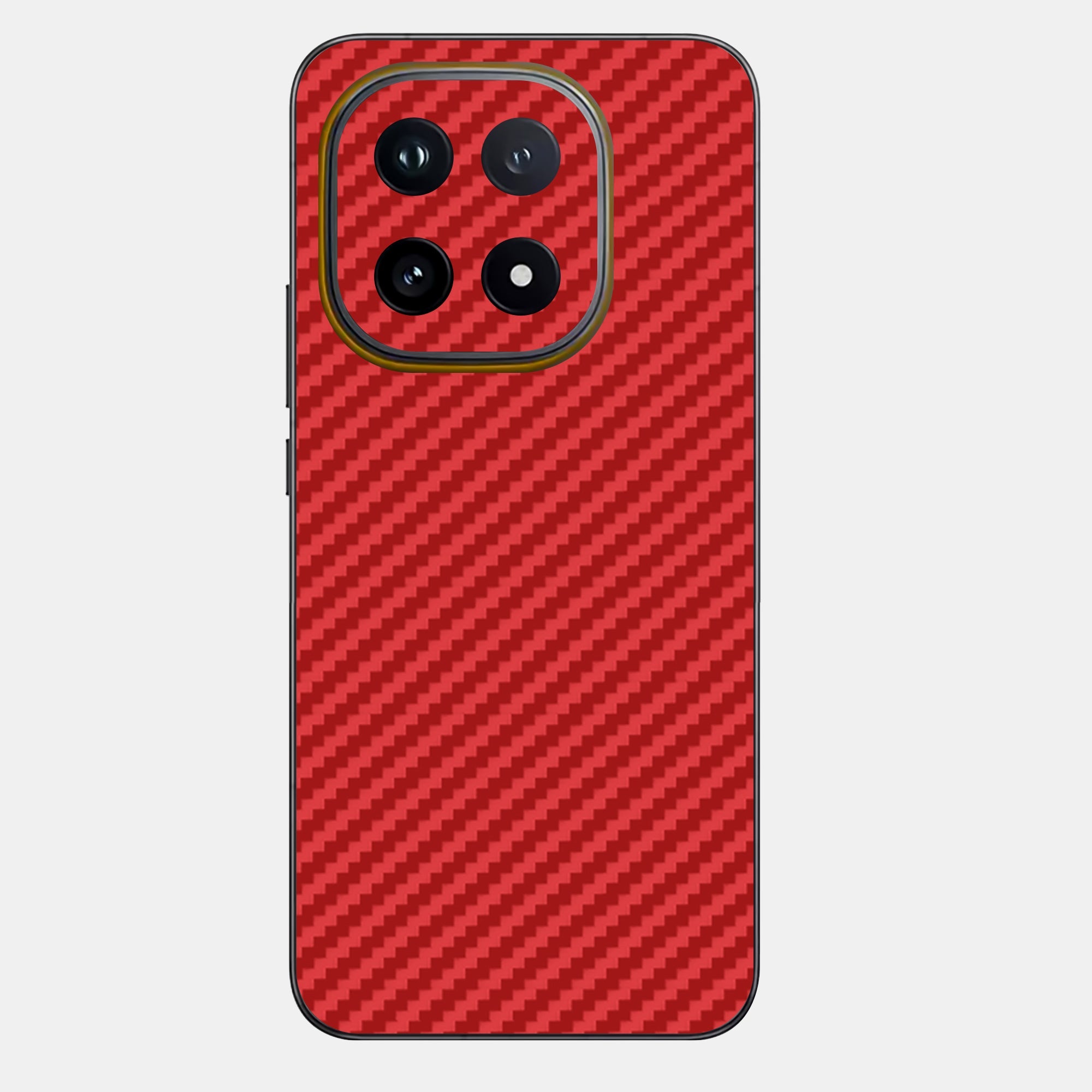 Carbon Fibre Red Glass Back