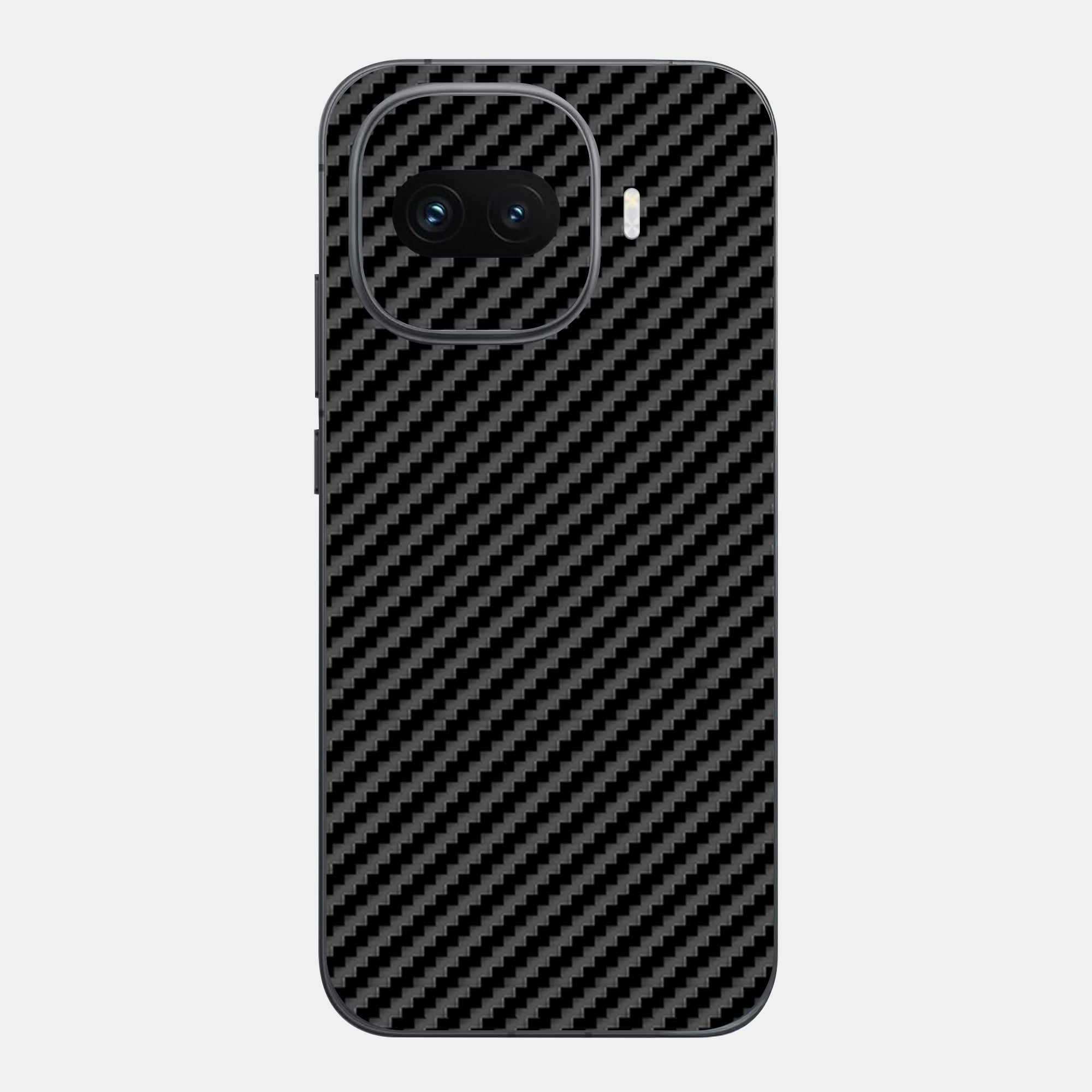 Carbon Fibre Black Glass Back