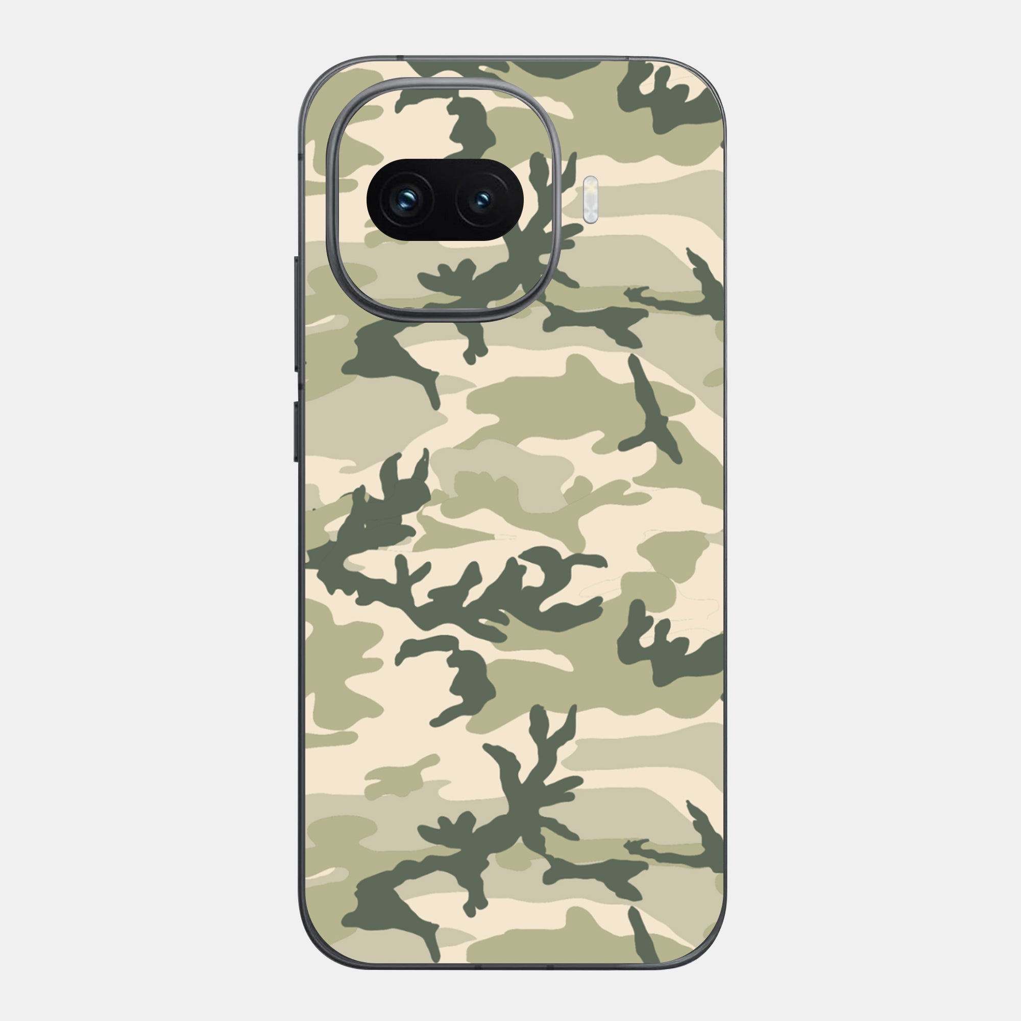 Military Camo Glass Back