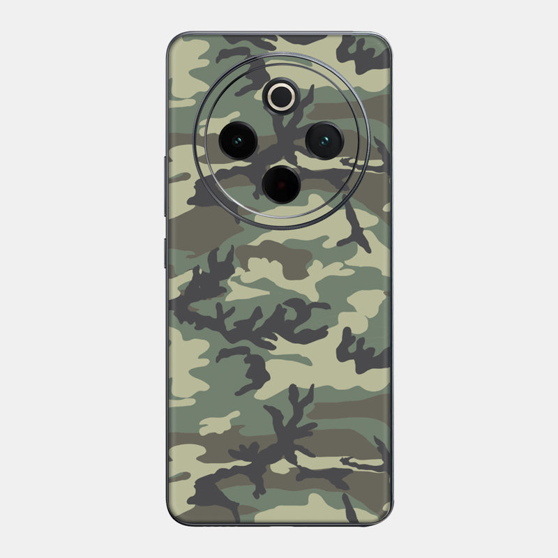 Forest Camo Glass Back