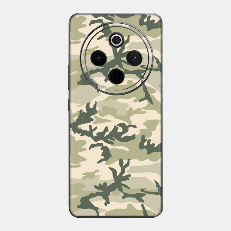 Military Camo Glass Back