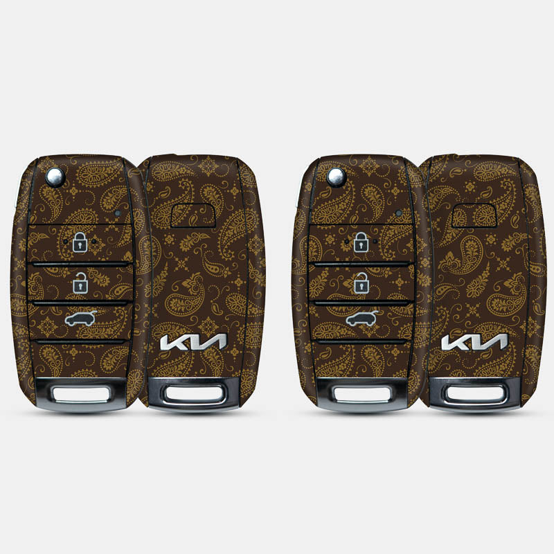 Brown Paisley Key-1 + Key-2