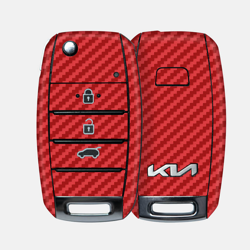 Carbon Fibre Red Key-1