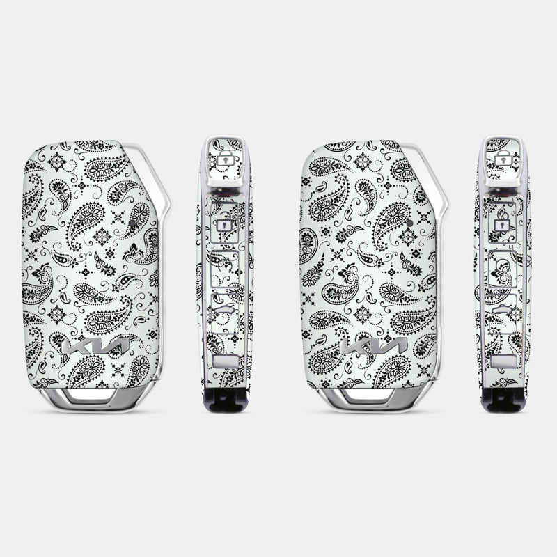 White Paisley Key-1 + Key-2