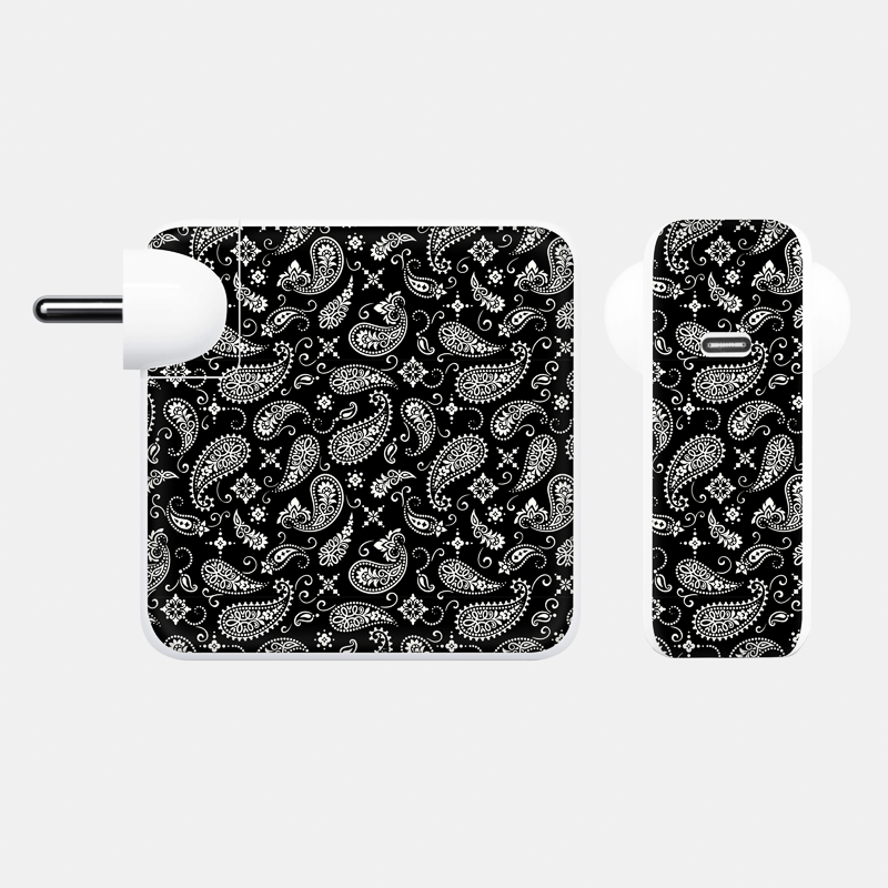 Black Paisley Full Body