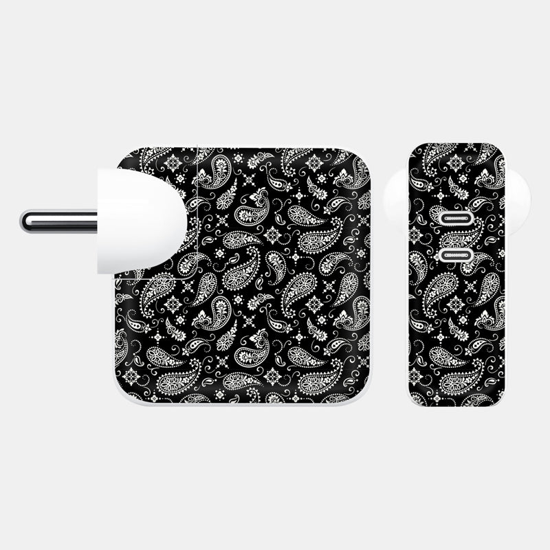 Black Paisley Full Body