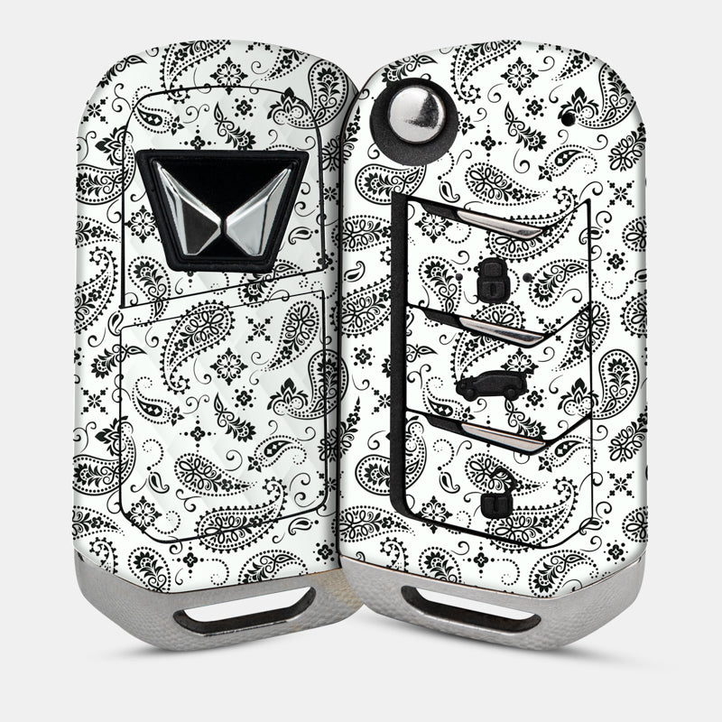 White Paisley Key-1