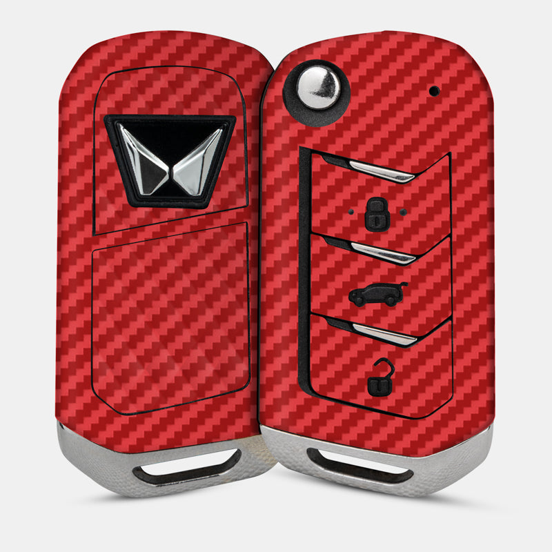 Carbon Fibre Red Key-1