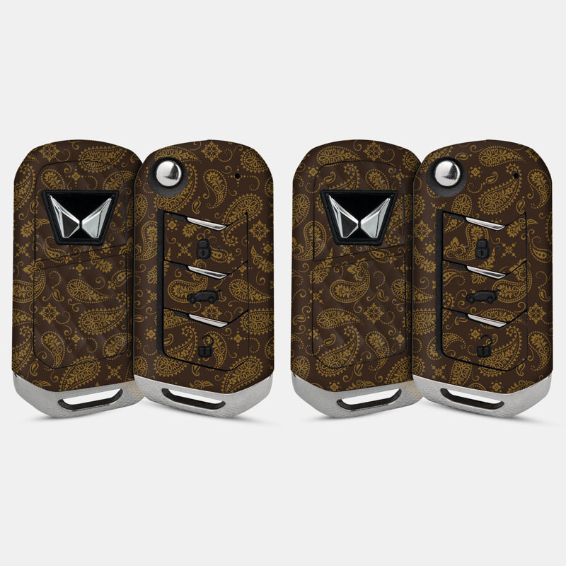 Brown Paisley Key-1 + Key-2