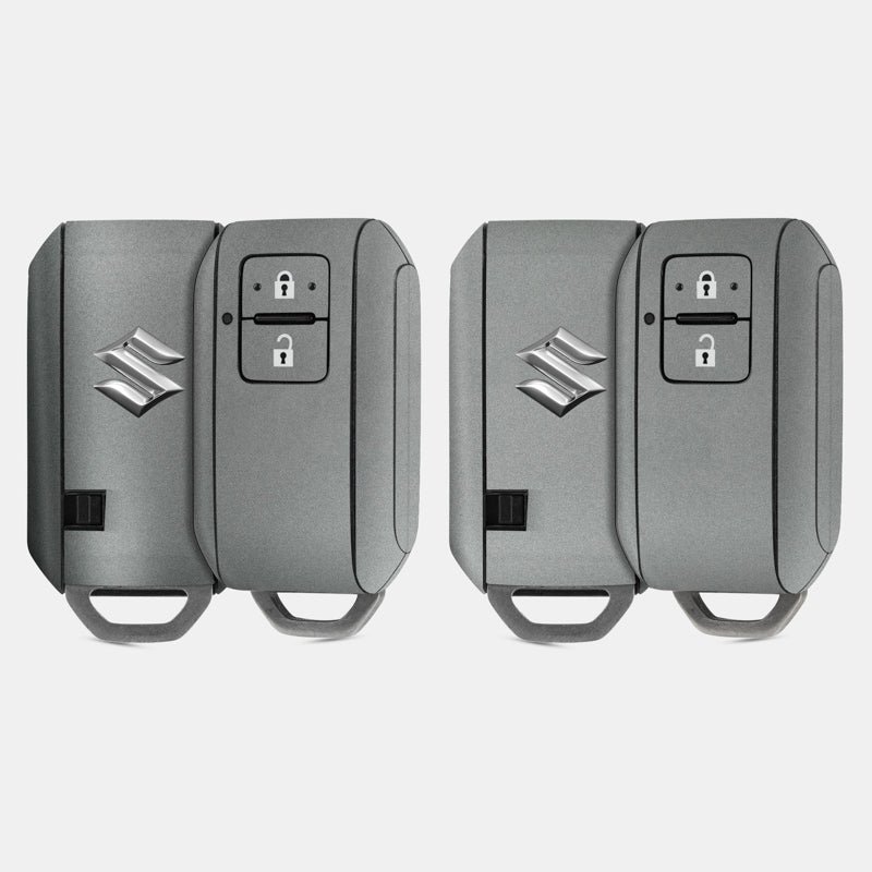 Satin Metiorite Silver Key-1 + Key-2