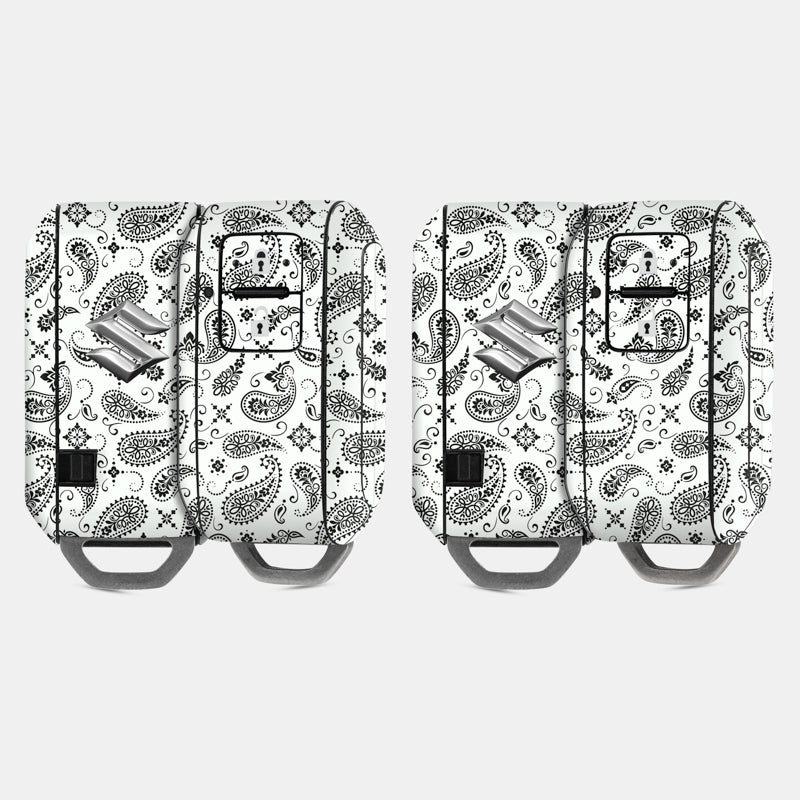 White Paisley Key-1 + Key-2