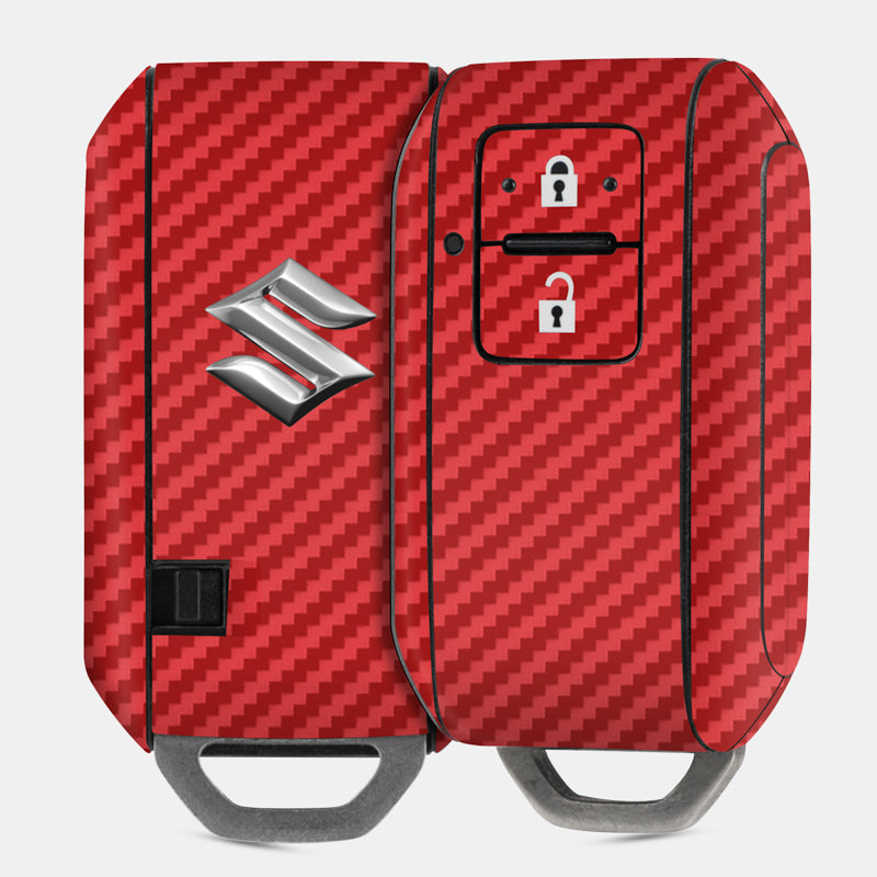 Carbon Fibre Red Key-1