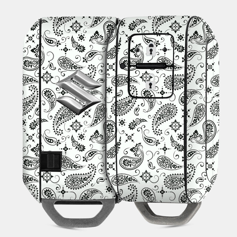 White Paisley Key-1